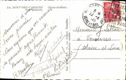 CPM Montfort L Amaury Vue Generale