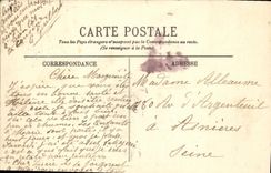 CPA Usse Le Chateau La Cour d Honneur