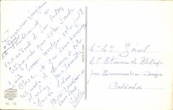 VINTAGE POSTCARD Victoire Preparez the Crackling Fishes Sinning