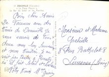 MODERN CARD Deauville the Bar of the Sun and Boards