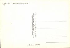 MODERN CARD Castles Of Cotentin Nacqueville Tourlaville Gonneville Cosqueville Bricqueboc St Pierre Church Valognes Yvetot