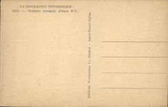 CPA Normandie Pittoresque Vouloux Tranquiy d aveu Ane Folklore Paysan