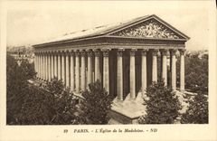 CPA Paris L Eglise de la Madeleine