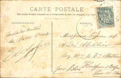 VINTAGE POSTCARD Tours Basilica St Martin and Tours