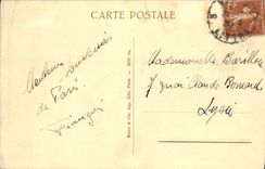 POSTAL Versalles de la VENDIMIA el castillo de la columnata