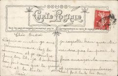 CPA Fantaisie Grand pere et enfant