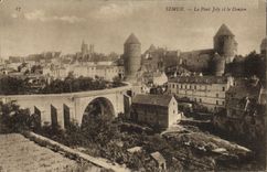 CPA Semur Le Joly et le Donjon