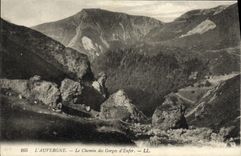 VINTAGE POSTCARD L Auvergne the Way of the Falls D Hell