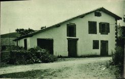 VINTAGE POSTCARD Basque Country Basque Maison has Ibarron