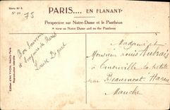 CPA Paris Eglise Notre Dame L Abside