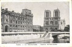 CPA Paris Eglise Notre Dame La Prefecture