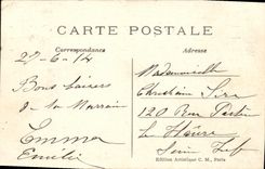 CPA Paris Eglise Notre Dame La Prefecture