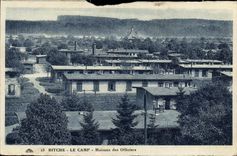 VINTAGE POSTCARD Bitche the Camp Houses of the Officers