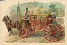 Chromo Carrosse Louis XV Chicoree Lervilles Cambrai