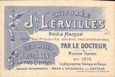 Chromo Carrosse Louis XV Chicoree Lervilles Cambrai