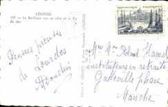 VINTAGE POSTCARD Heavy the Basilica Seen Of Dimension and the Peak