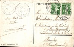 VINTAGE POSTCARD Basel Burgerspital put St Johann