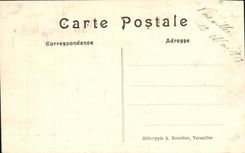 Paladar de Versalles de la POSTAL de la VENDIMIA del pequeno sitio privado grande de Trianon de Napoleon 1r