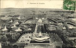 CPA Versailles Panorama Chateau