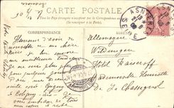 POSTAL Versalles pequeno Trianon de la VENDIMIA la escalera del molino