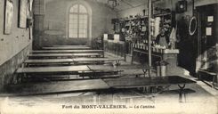 VINTAGE POSTCARD Fort du Mont Valerien the Canteen