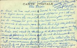 VINTAGE POSTCARD Fort du Mont Valerien the Canteen