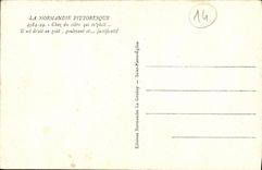 CPA Notre Normandie Pittoresque Chez du cidre qui m plait Folklore Costume