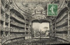 CPA Paris Interieur de l Opera La Grande salle