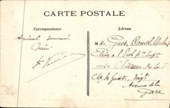 VINTAGE POSTCARD Paris National theater of L Operated the Large Hearth