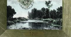 VINTAGE POSTCARD Roelofs With bank