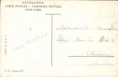 VINTAGE POSTCARD Roelofs With bank