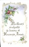 CPM Meilleurs Souhaits de Bonne et Heureuse Annee