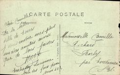 VINTAGE POSTCARD Tours Holy Cathderale Gatien and part Are City