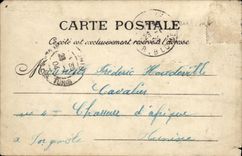 VINTAGE POSTCARD Paris Lived a Station D Bus TOP