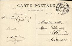 VINTAGE POSTCARD Paris L Arc of Tileries