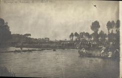 Postal photo para recordar de los 7mos regimientos del paso de los cazadores rio Militaria del 23 de agosto de 1906