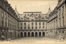 VINTAGE POSTCARD Paris Sorbonne News