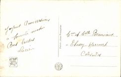 VINTAGE POSTCARD Living room of Paris the Barthalot Cradle