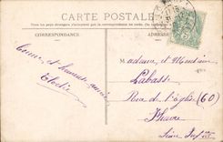 CPA Bonne Annee Femme Enfant