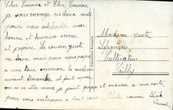 CPA Bonne Annee Femme Fer a Cheval