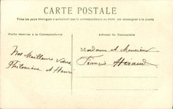 VINTAGE POSTCARD Happy New Year Peasant