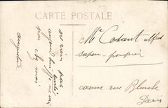 VINTAGE POSTCARD Happy New Year Woman Telegram