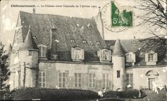 CPA Chateaurenault Le Chateau avant l incendle du 5 fevrier 1907