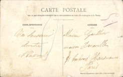 VINTAGE POSTCARD Chateaurenault the Castle before L incendle of February 5th  1907