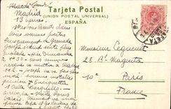 CPA Alhambra Vista general del Patio de los leones