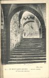 VINTAGE POSTCARD Mont Saint Michel Great Degrees or Abbey Staircase