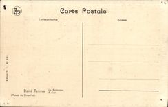 VINTAGE POSTCARD David Teniers the Village fair Museum of Brussels