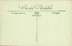 VINTAGE POSTCARD In Alsace Church bombardee Militaria