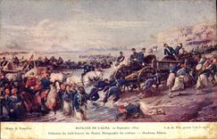 VINTAGE POSTCARD Musee of Versailles Battles of L Alma 1854 Militaria