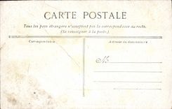 POSTAL Cherbourg L de la VENDIMIA antes del puerto y Fort de la bola